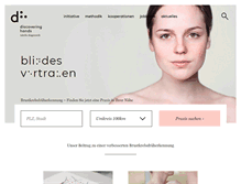 Tablet Screenshot of discovering-hands.de
